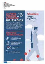 Affiche Fièvre Porcine   Chasseurs